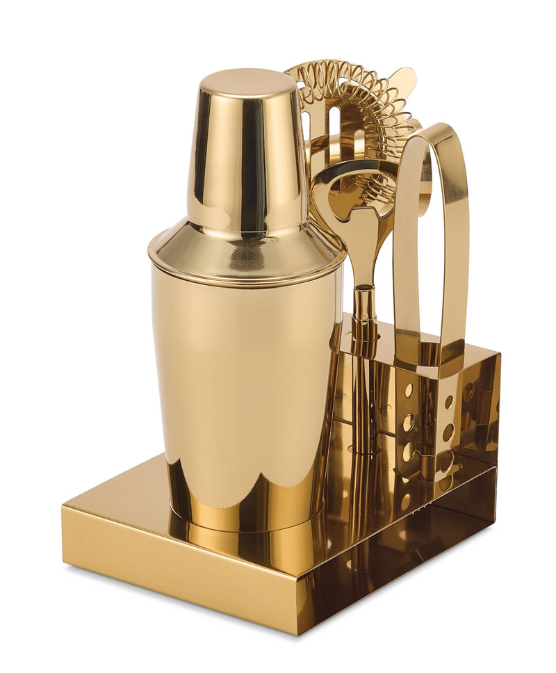 Gold Bar Set with Stand, 6-pk Y0747