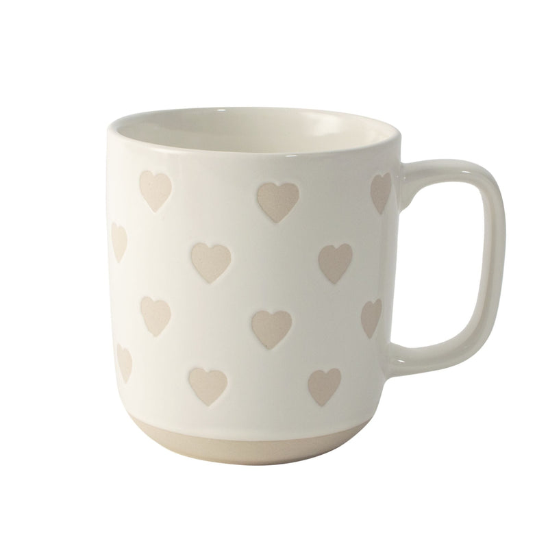Heart Stoneware Mug, 13-oz T4159