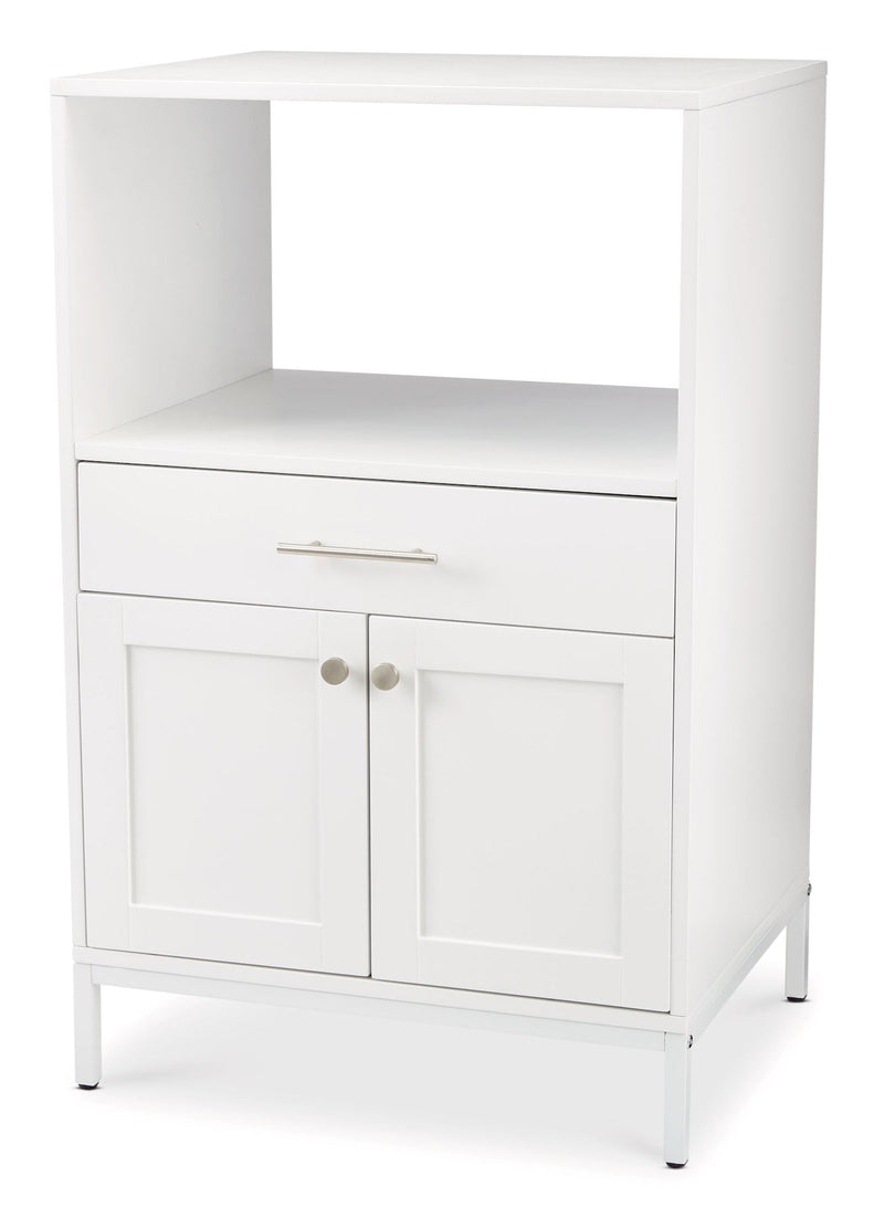 Lawson Console Microwave Stand, White K8007