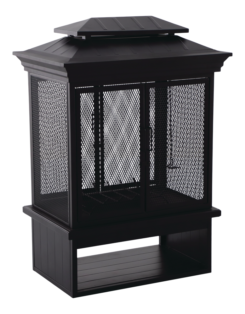 McKay Outdoor Wood Burning Fireplace, 35-3/8 x 24 x 51-1/2-in X7907