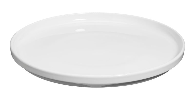 Modern Edge Porcelain Dinner Plate, 10.5-in, White G4929