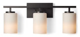 Northfield 3-Light Vanity Light Fixture, Matte Black