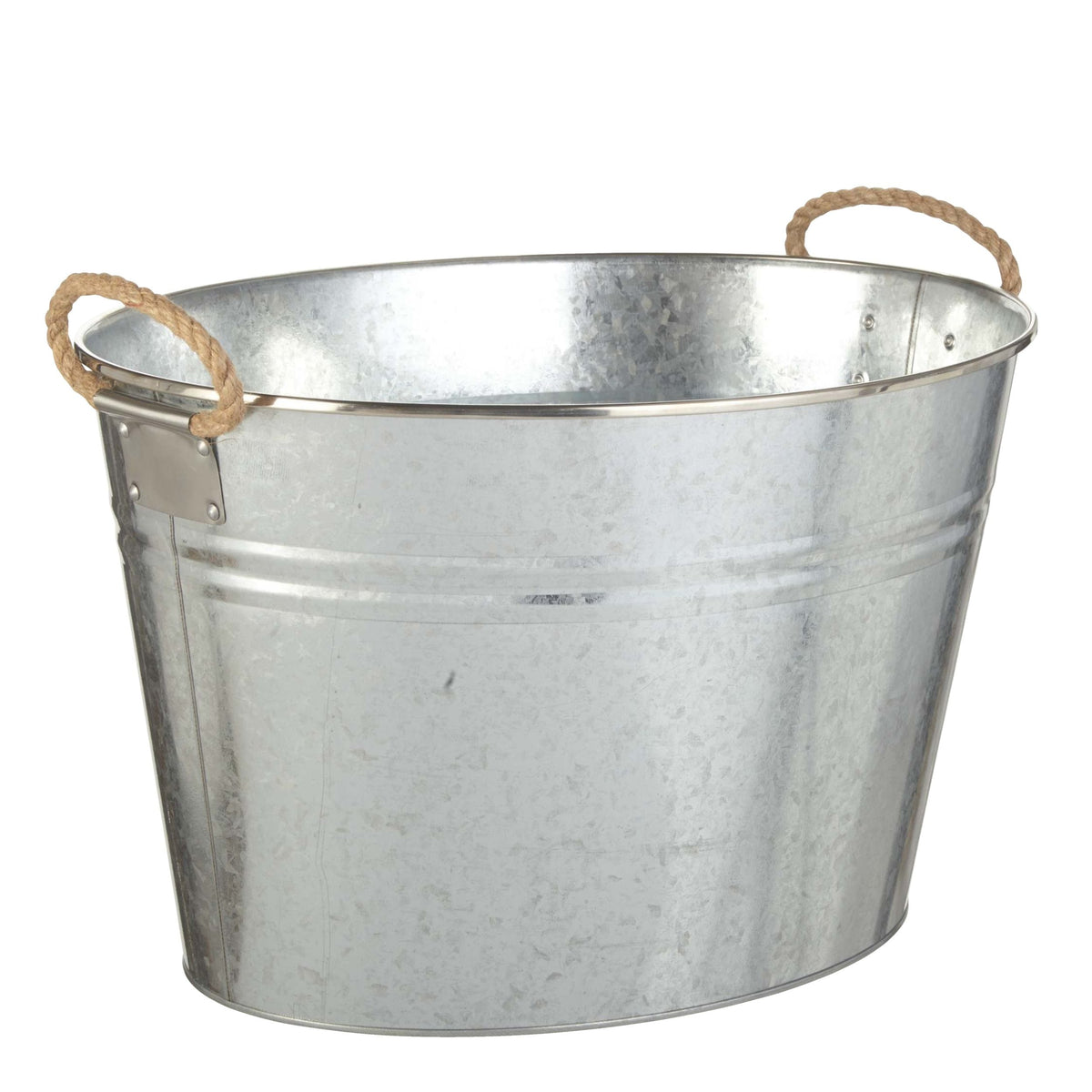 Outdoor Oval Galvanized Party Tub, Assorted