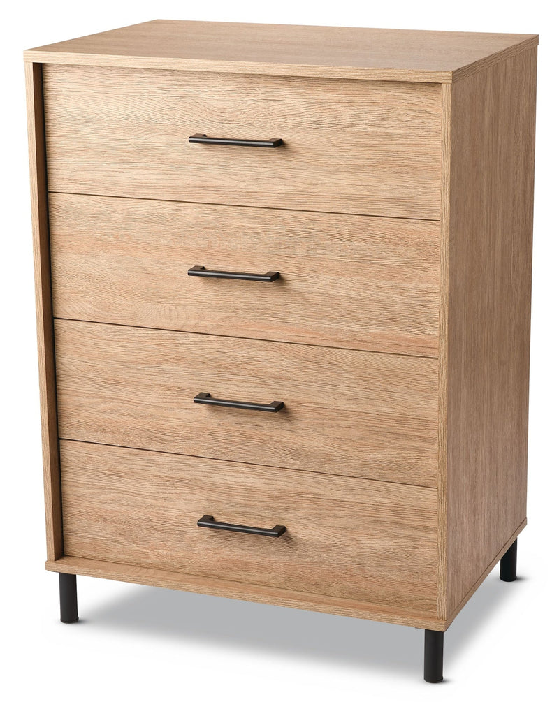 Sarnia 4-Drawer Dresser Chest, Oak I1794