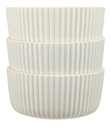 Small Ribbed Bowls for Outdoor Dining, 3-pk