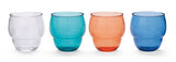 Stacking Bubble Glass Set, BPA Free, Dishwasher Safe, Stackable