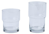 Stacking Glassware Tumbler Set, 12 & 16 oz, 16-pc