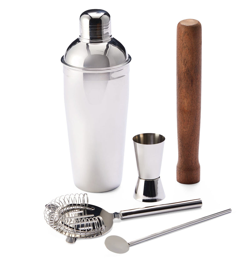 Stainless Steel Cocktail Making Set, 5-pc D4112