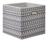 Tile Pattern Fabric Storage Cube Drawer, 13x13-in