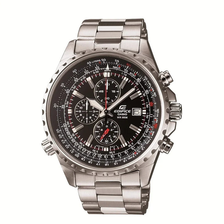 Casio Edifice Black Dial Men's Watch B3129