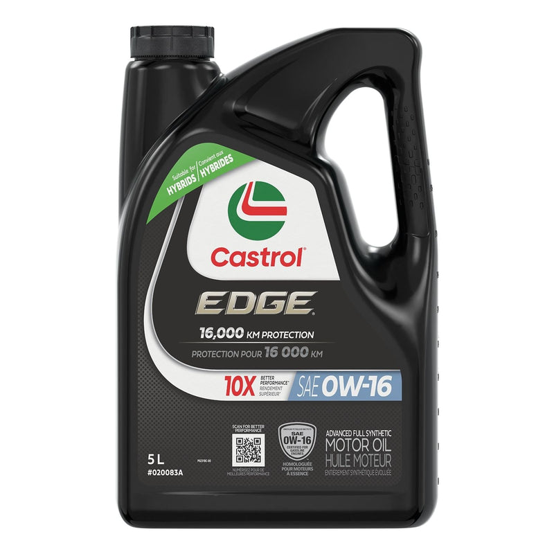 EDGE 0W16 Advanced Synthetic Motor Oil, 5-L X3349