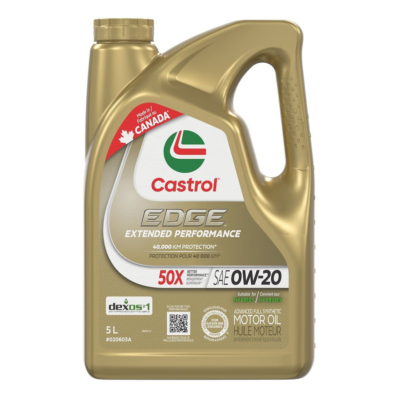 EDGE Extended Performance 0W20 Synthetic Engine/Motor Oil, 5-L S3440