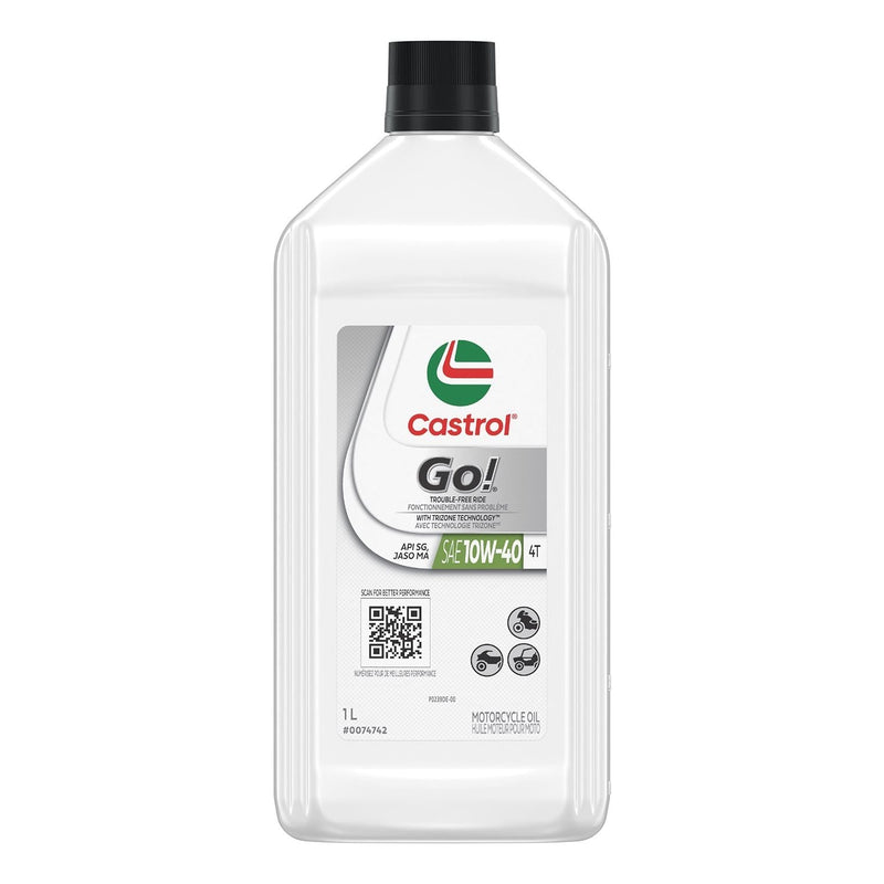 Go! 4-Stroke 4T Motorcycle Oil 10W40, 946-mL O3268