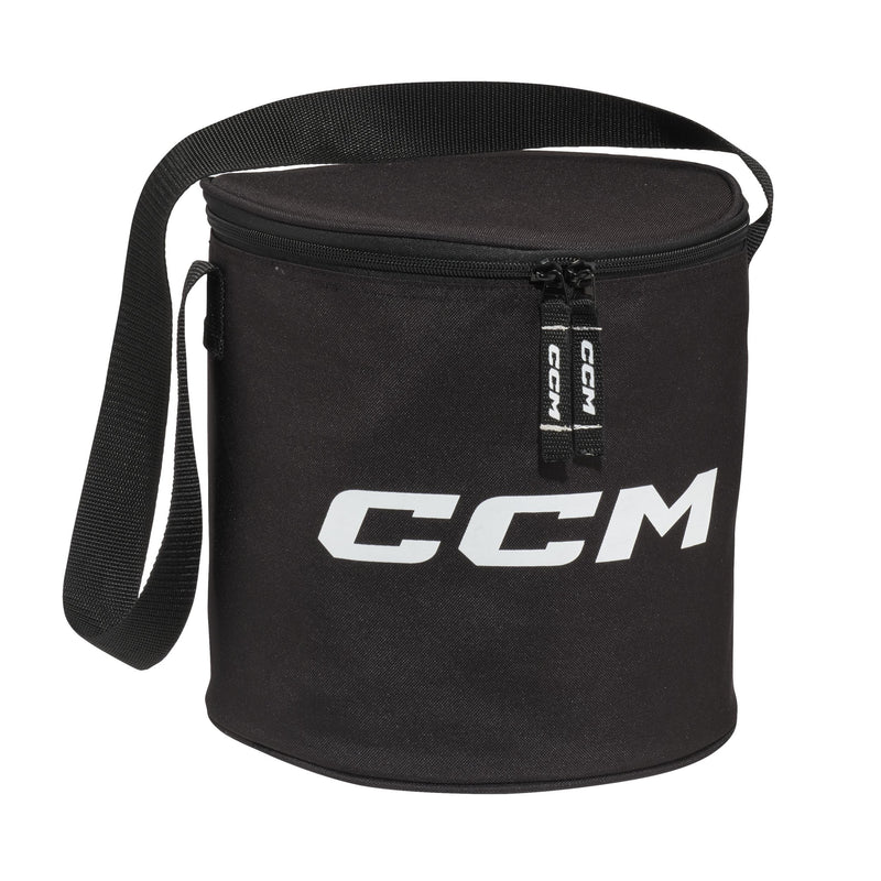 Hockey Puck Bag, Black, 10-in P8311