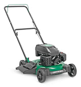 150cc 2-in-1 Gas Engine Walk Behind Push Lawn Mower with Side Discharge, 21-in