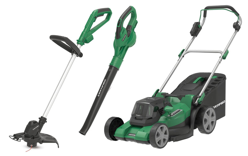 Mower & Grass Trimmer Blower Combo, 17-in N8489