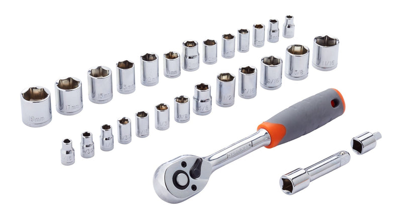 Socket and Ratchet Set, 29-pc V1666
