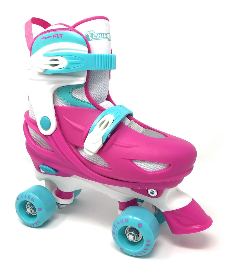 Kids' Adjustable Roller Skates, Pink O5087