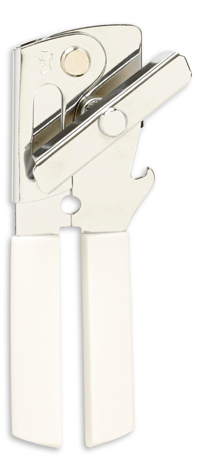 Chrome Can Opener, Large, White T2652