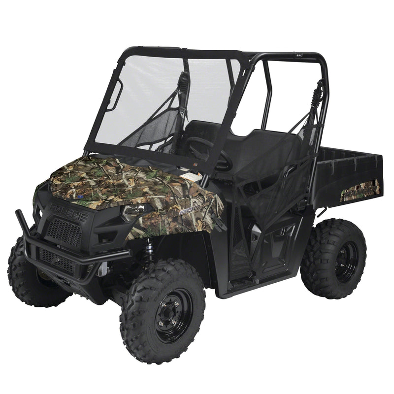 UTV Front Windshield, Ranger Full, Black Q1537
