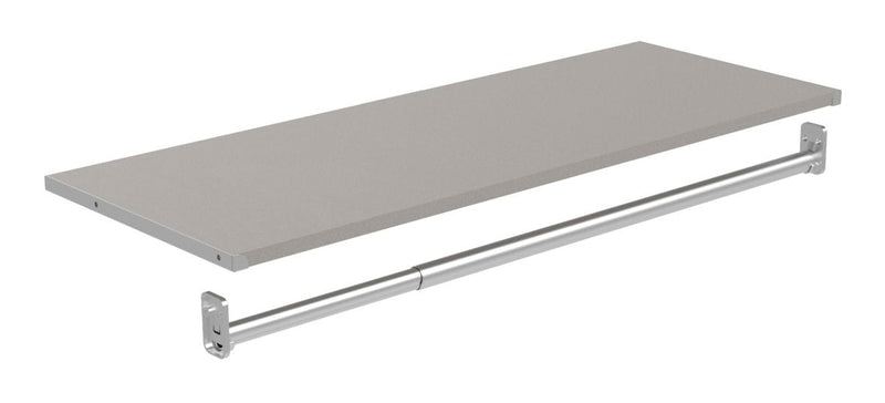 Modular Shelf & Hang Rod Kit, Taupe L8665