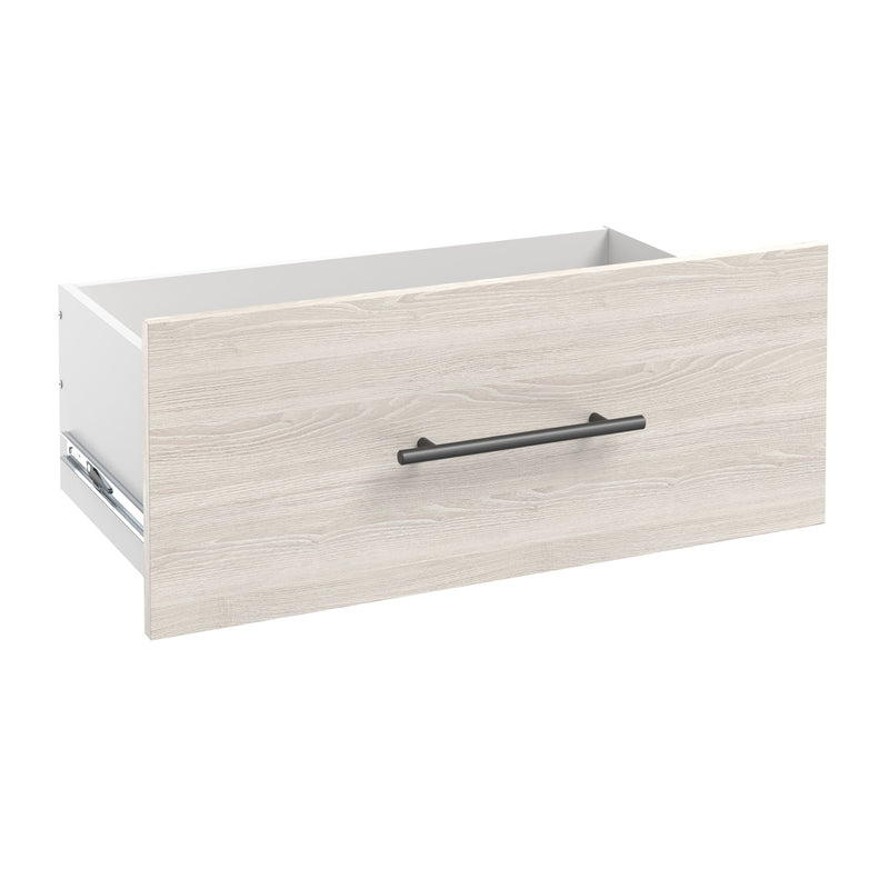 Suite Symphony Laminate Wood Drawer, White Timber, 25 x 10-in T1215