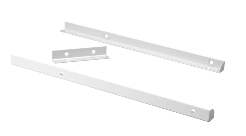 Suite Symphony Metal Top Shelf Support Kit, White E1444