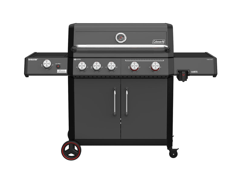 Revolution II 5-Burner Grill and Griddle Combo LP Gas BBQ R8681