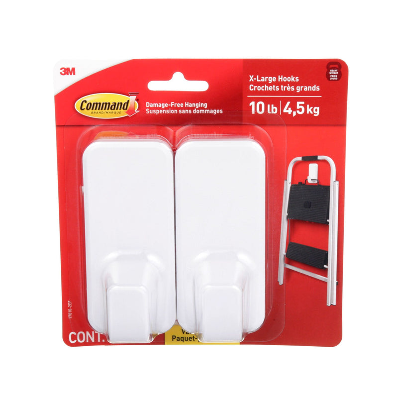 10-lb Jumbo Hook Value Pack, 17010-2EF | 2 Hooks, 6 Strips per Pack W4928
