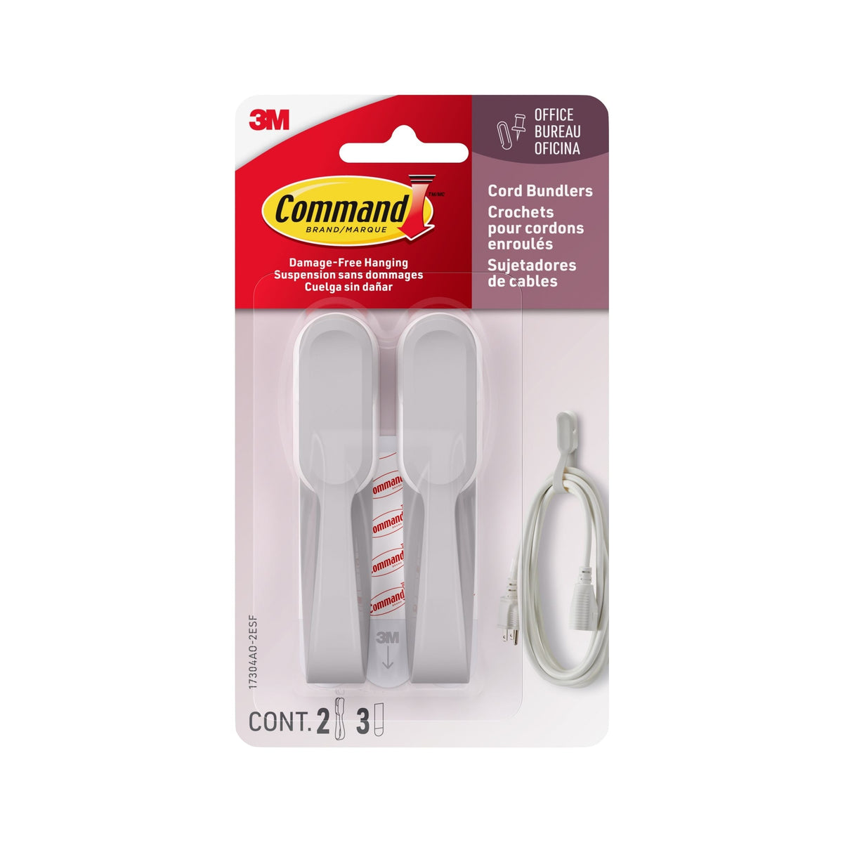 Cord Bundlers, 2pk, Grey