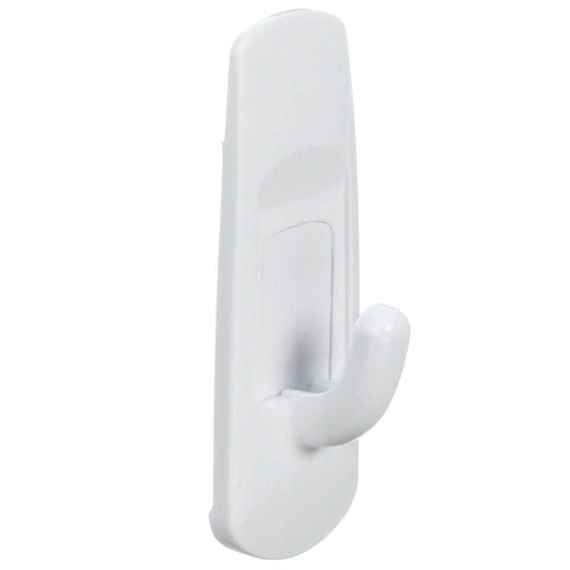 Small Utility Hooks Value Pack with Adhesive Strips, White, 1-lb, 6 Strips per Pack W6385
