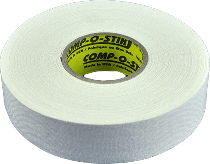 Cloth Hockey Stick Tape, White, 24-mm x 15-m, 4-pk F5989