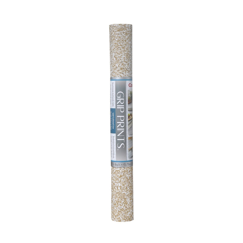 Con-Tact Grip Prints Non-Adhesive Cushioned Shelf/Drawer Liner, Beige Granite, 18-in x 4-ft V4631