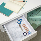 Con-Tact Grip Prints Non-Adhesive Cushioned Shelf/Drawer Liner, Marble, 18-in x 4-ft