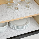 Con-Tact Grip Prints Non-Adhesive Cushioned Shelf/Drawer Liner, White Granite, 18-in x 4-ft