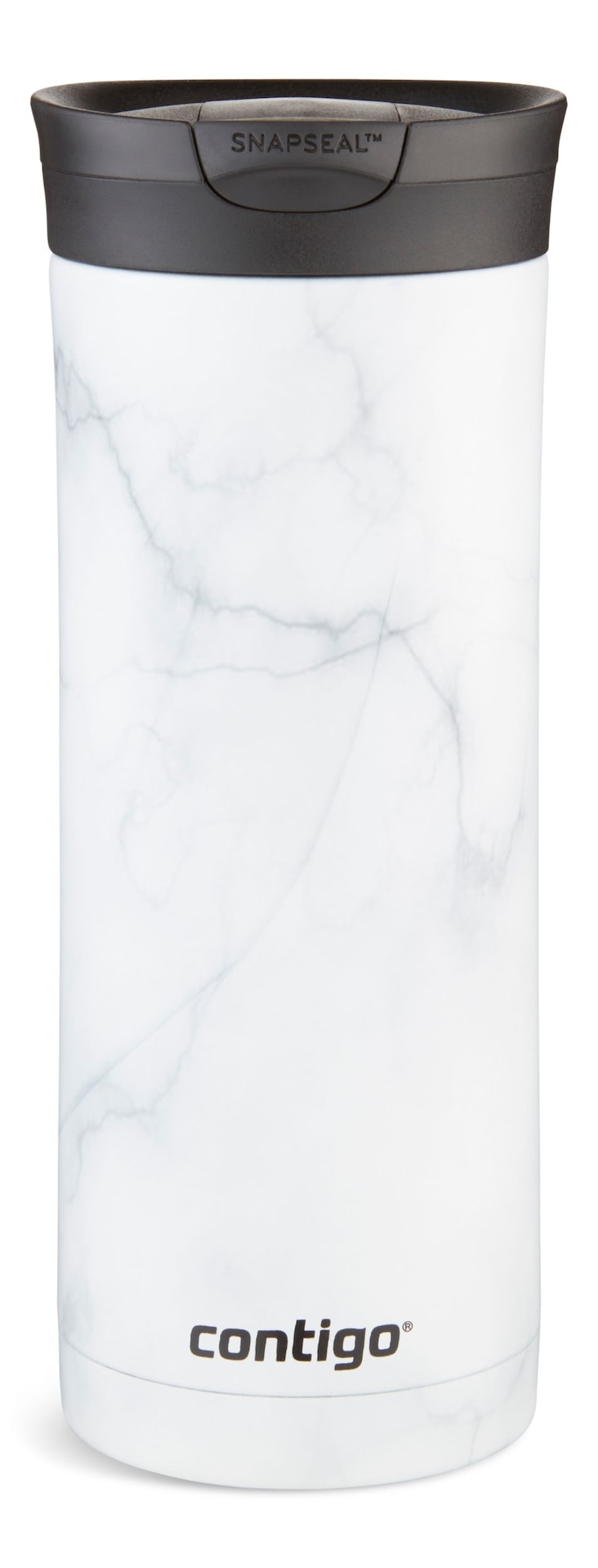 Huron 2.0 Couture Insulated Stainless Steel Travel Mug, Leak-proof Lid, White Marble, 20-oz C7923