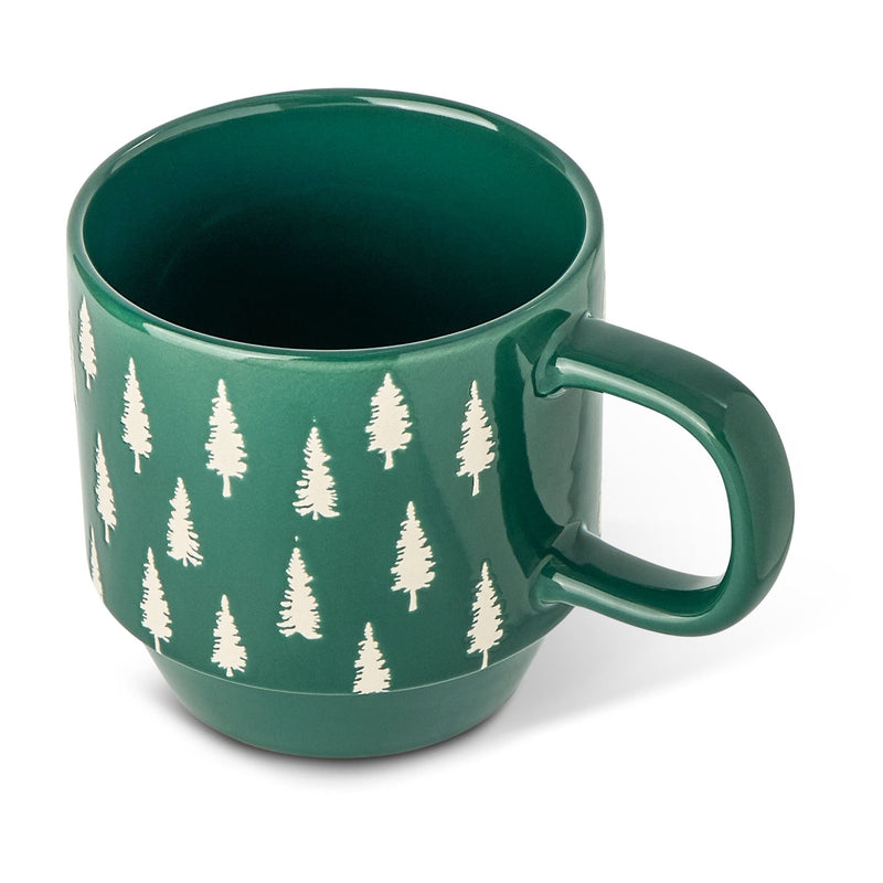 12-oz Stackable Mug Set with Metal Stand, 4-pk Y6789