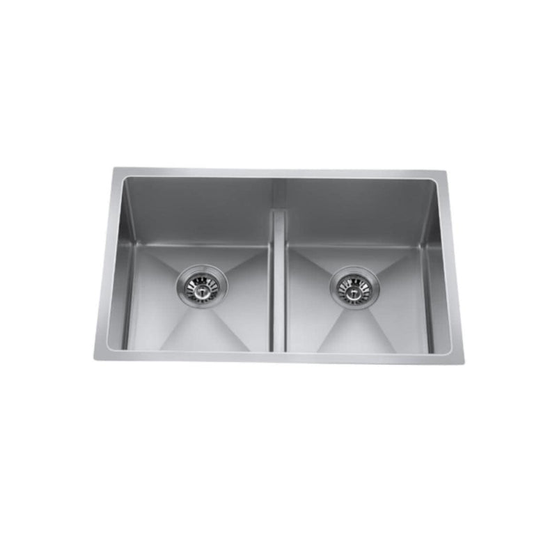 CXZD882L 29-in Low Divide Stainless Steel Double Bowl Sink Z1096