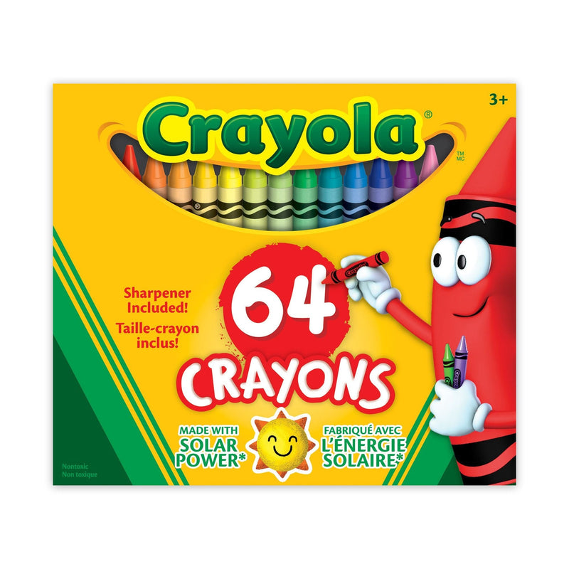 Crayons, 64 Pieces, Multicolour O0633
