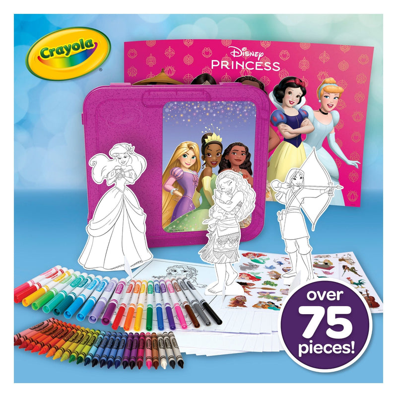 Princess Art Case, Arts & Crafts Kit for Kids, 79-pc, Ages 5+ V6998