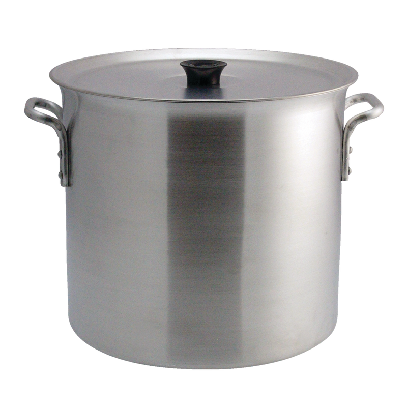 Heavy Duty Industrial Aluminum Stockpot with Handles, 32-L G2953