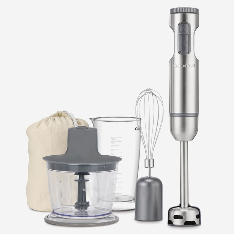 SmartStick 2-Speed Corded Hand Blender with Chopper & Whisk Attachments, Stainless Steel H5142
