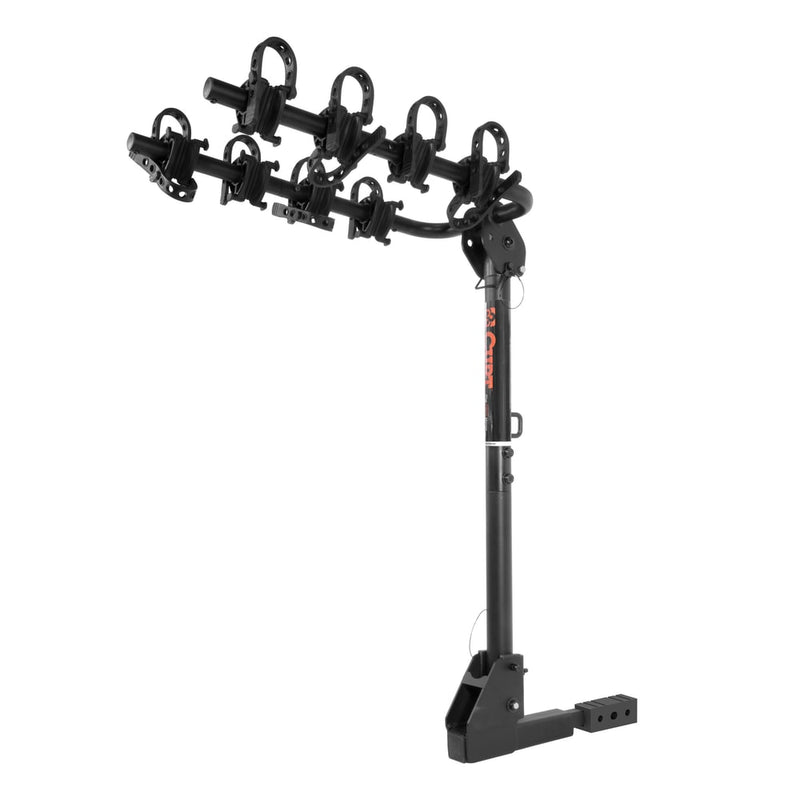 18030 2-Bike To 4-Bike Two Arm Hitch Mount Bike Rack, Fits 1-1/4, 2-in Receiver, Black X4268
