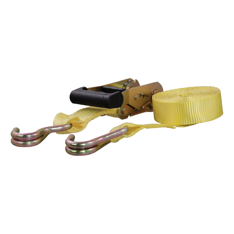 83036 Cargo Strap with J-Hooks, Yellow, 1,667-lb, 14-ft Z8242