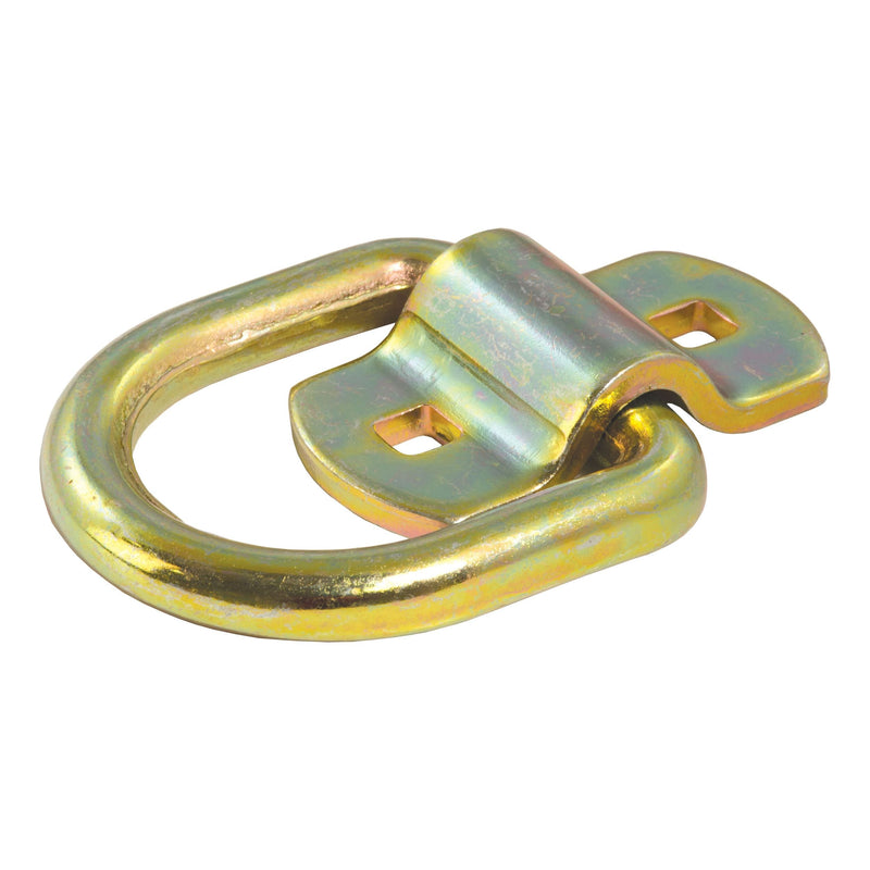 83740 3-in x 3-in Surface-Mounted Tie-Down D-Ring (3600-lb, Yellow Zinc) W2021