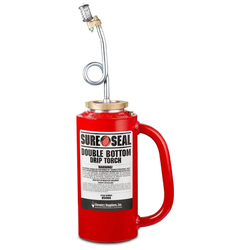 Forestry Suppliers Sure-Seal Red OSHA Double-Bottom Drip Torch K2363