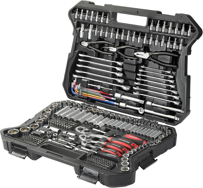 314-Piece Mechanics Tool Set and Socket Set, Professional Metric Set O4571