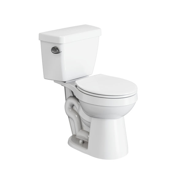 2-Piece Round Toilet Bowl with Soft Close, White, 4.8-L, Single Flush B8727