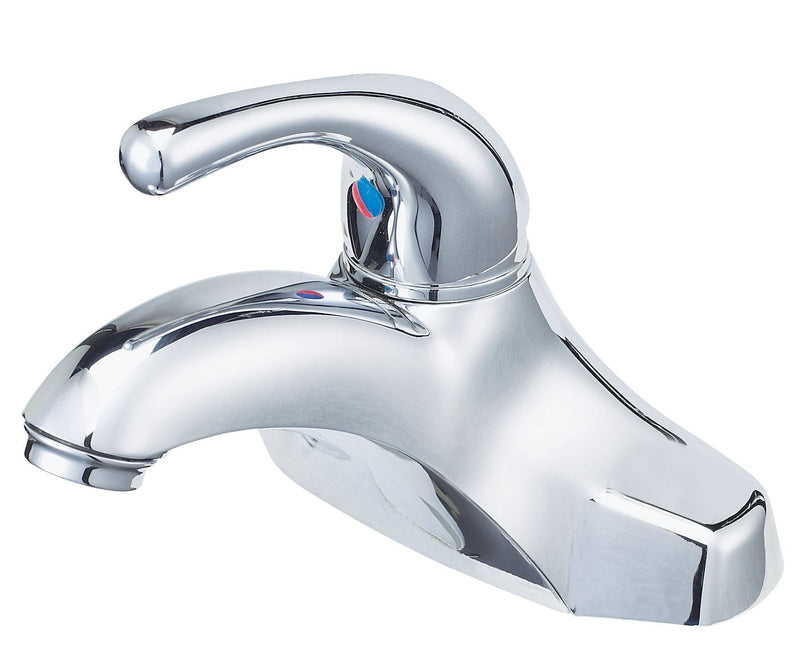 Plymouth Single Handle 4-in Centreset Bathroom Sink Faucet with Pop-Up Drain, Chrome T2003