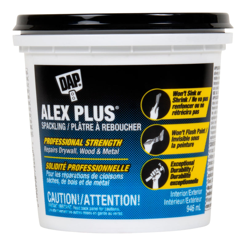 Alex Plus Professional Strength Spackling Tub, 946-ml A8034